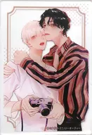 Minagawa Mini Illustration Acrylic Card "Watch Me with Comix Melting Eyes" gross Studio Premium
