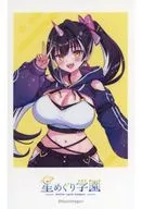 Haru Domeki Cheki Style Mini Photo Card "Virtual YouTuber Hoshi Meguri Gakuen Ruffle KUJI" F-18 Prize