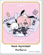 Mashu Kyrielite x Pochakko "Acrylic Card Fate/Grand Order× Sanrio Character Connectors 01. Drawing illustration"