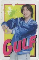 [A la Carte] Kanau / トライピパタナポン (Gulf) / (Blue Costume / Knee-Up / Stretch) trading card "Gulf FANMEETING in FANMEETING ~ Happy 26th Bithday to Gulf ~ / Gulf Fanclub Japan in Japan ~ Merri-Kurisumasu from Garfu ~"