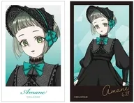 アマネ(バースデーver.) 描き下ろし インスタントカメラ風イラストカード2枚セット 第2弾 「MILGRAM -ミルグラム-」