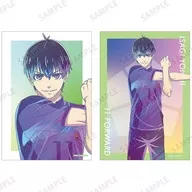 潔世一 描き下ろし 試合前の準備中ver. Ani-Art clear label ブロマイド2枚セット 「TVアニメ ブルーロック」