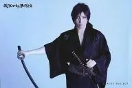 GACKT (Light Blue Background / Horizontal) postcard E "Butai Nemuri Kyoshiro Mushi-bumi (NEMURI×GACKT PROJECT)"