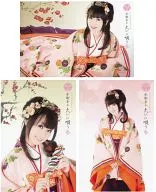 Post Card for Chair Nana Mizuki (3-Piece Set) :' Performance Nana Mizuki for Chair of Ryogoku Kokugikan : A Song of Songs "