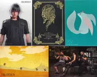 "FINAL FANTASY X V×SQUARE ENIX CAFE 1st" Postcard Set (5-Pack) Noctis Lusis Chelam Post Card Set