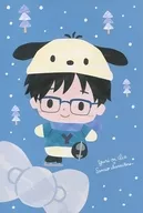 Katsuo Yuri Postcard "YURI!!! ON ICE x Sanrio Character Actors : WINTER FESTIVAL"