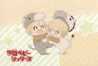 Takuma & Kazuma Post Card "Gakuen Babysitters Morinomiya Gakuen Purchasing Department in Marui" Purchase lottery C prize