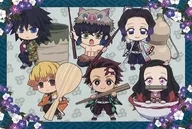 Group post card photo Kyara meal ver. "Demon Slayer: Kimetsu no Yaiba POP Wagon Shop in Tokyo Character Ctor Street" goods Purchase benefits