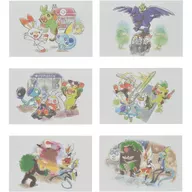 Pokemon GalarTabi Postcard 6-Pack Set "Pocket Monsters" Pokemon Center Limited