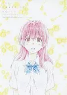 Nishinomiya Glass (high school student) Drawing illustration B5 postcard "a Silent Voice" Admission bonus