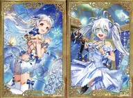 Cretia & Rilm Postcard Set (2 Sheets) "Quiz RPG: The World of Mystic Wiz Golden Award 2020 KUJI" H Award