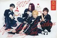 [Single Item] Sanzo Ichiko (Saiyuki Kagekiden) / Roen Postcard "Saiyuki FESTA 2017 ~ Series Ohara Ga Exhibition ~" Reki Sanzo Ichiko 2017 Desk Calendar Accessories