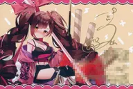 ロボ子さん 直筆サイン＆箔押し複製メッセージ入りWERI描き下ろしポストカード 「バーチャルYouTuber ホロライブ ロボ子さん 誕生日記念2023 誕生日記念フルセット 数量限定ver.」 購入特典