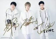 [with handwritten signature] Prize per Lead Postcard "Lead LIVE TOUR 『 Lead Upturn 2019 ~ Sync ~ 』"