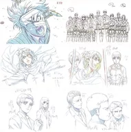 All 3 types set Original picture postcard "The Completion of Attack on Titan : THE LAST ATTACK" 5th week admission bonus