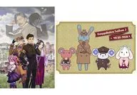 Conjunto de 2 tarjetas postales "Dai Ace Attorney 2 - Seiho 堂龍 no Nosuke no Kakugo - x museo Meiji Mura"