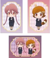 ヤチヨ＆ポン子 ポストカード3枚セット ちびキャラ ホテルモントレ制服ver. 「アポカリプスホテル」