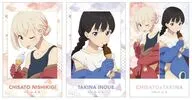 錦木千束＆井ノ上たきな 描き下ろし イラストカード3枚セット 着ぐるみver. 「TVアニメ リコリス・リコイル」 
