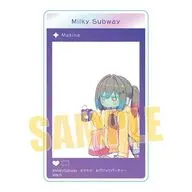 マキナ(パジャマパーティー) アクリルカード 「アニメ 銀河特急 ミルキー☆サブウェイ」