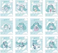 【ボックス】アクリルカード 初音ミク×シナモロール 02.コラボイラスト