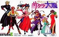 Sakura Masaki / Sumire Matsubara Kanzaki / Iris / total 6 persons "SAKURA WARS" GREAT SATURN Z All Pre-Release Miyadera