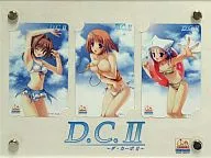(3-Pack) Asakura Yumu / Tsukishima Kokoi / Ten- 枷美 Natsu "D. C. II - Da Capo 2 - [Suporte de papel/acrílico incluído]" C72
