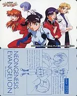 Shinji Ikari / Rei Ayanami / Soryu / Asuka / Langley / 5 people in total "NEON GENESIS EVANGELION [Double Sided Printing]"