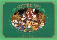 Mickey Mouse / Minnie Mouse / Pluto / Others "CHRISTMAS 1995 [with mount]" Tokyo Disneyland / Hologram