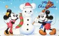 ミッキーマウス/ミニーマウス「merry christmas」 ディズニークリスマスシリーズVOL.6 No.17雪だるま