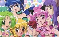 Momonomiya Strawberry / Aisawa Minto / Hekigawa Reishu / un total de cinco personas "Tokyo Mew Mew / Sekai Mia" Monthly Newtype, April 2002, issue.