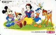 Mickey Mouse / Branca de Neve / Bambi / 6 pessoas no total "Dai-ichi Life Lead 21 Family"