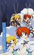 [Magical Girl Lyrical NANOHA] mobile phone strap set Takamachi Hanaha & Fate Testa RossA C74 / Love manga artist