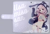 [Original] Usamiso-san pocketbook type smartphone cover (Suyuka) Mimi soup Setto 38 / Ryoya