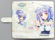 【ネコぱら】手帳型スマホカバー Lサイズ シナモン(さより) /NEKO WORKs