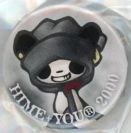 【オリジナル】缶バッジ DIAVOLO 帽子/ブラック(ヒメ + ユウ) 2000/HIME + YOU