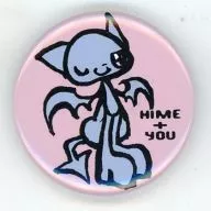 【オリジナル】缶バッジ AKUMI 獣/ピンク (ヒメ + ユウ) 2000/HIME + YOU