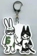 [Kuroko no Basket] Acrílico Key Holder (White) 緑間 Shintarō & Takao Kazunari (Nanasu Naz) C85 New Edition Special / na'Z & Toranoana & animate