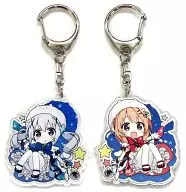 [Is the Order a Rabbit?] Magical Girl Chino & Cocoa Acrylic Key Holder (Peko) COMIC1 ☆ 9 / Luminosity