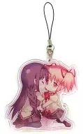 【魔法少女まどか☆マギカ】ほむまどアクリルストラップ 鹿目まどか＆暁美ほむら(山田あこ) もう何も恐くない12/CITRON