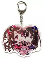 【アイドルマスター】アクリルキーホルダー 島村卯月＆渋谷凛(eri) C88/ERIMO