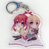 [Original] Acrylic Key Holder (Amamine & Shiyu) Micku ★ Treasure 26 / Amamine Cat Cafe & SWEET DREAM