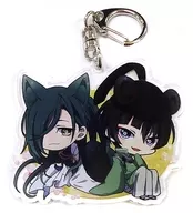 Aomi & Ishikiri Maru em um chaveiro acrílico HARU COMIC CITY 21 / Ironi
