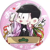 【おそ松さん】おそ正月さん缶バッジ ピンクVer トド松(Kao) /choco*icz