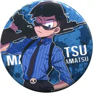 【おそ松さん】マフィア松缶バッジ カラ松(KAGE) /D-640