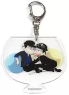 【おそ松さん】筋肉松アクリルキーホルダー カラ松＆十四松(塚本あおい) /トリプルメーカー