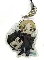 【ワールドトリガー】アクリルストラップ 出水公平＆米屋陽介(Kiyo) BORDER LINE3/モザイクウサギ.Inc