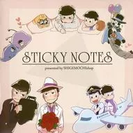 【おそ松さん】一カラ派生ふせんブック 一松＆カラ松(重森) 家宝は寝て松スパーク11/茂餅商店