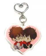 [Ace of Diamond] Acrylic Key Holder Kazuya Miyuki & Eisei Sawamura (An Momose) Heart Meat Southpaw 4 / Amaai