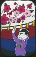 【おそ松さん】花札缶バッジ  桜に幕 一松(空田) 2016.5/不適合者