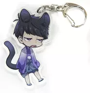 【おそ松さん】けも耳はか松アクリルキーホルダー 一松(じる) 家宝は寝て松/アイロニ